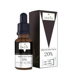 Aceite Cáñamo CBD CBC CBG CBDV Amplio Espectro 20% India 10ml