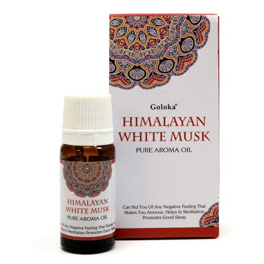 Aceite de Fragancia Almizcle Blanco del Himalaya Goloka 10ml