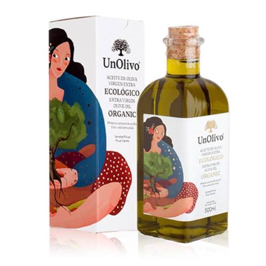 Aceite de Oliva Sin Filtrar Bio Frasca Cristal 500ml Un Olivo