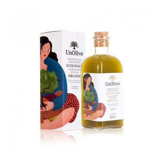 Aceite de Oliva Sin Filtrar Bio Frasca Cristal 500ml Un Olivo