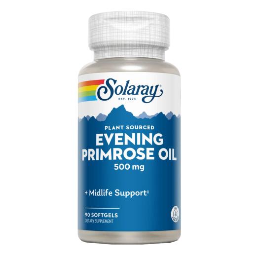 Aceite de Onagra Evening Primrose Oil 500mg Solaray 90 Perlas
