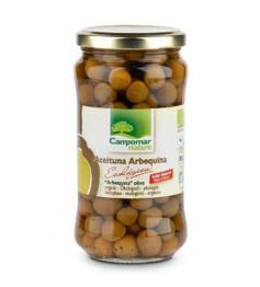 Aceituna Arbequina Entera Sabor Natural Campomar Bio 340g
