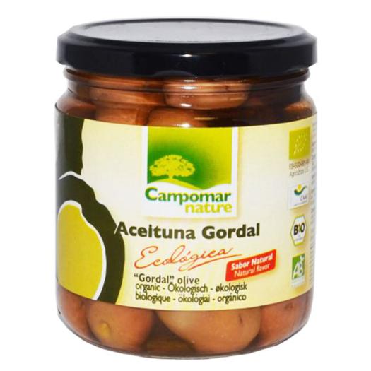 Aceituna Gordal Entera Sabor Natural Campomar Bio 350g