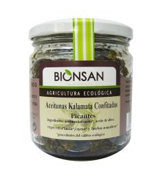 Aceituna Kalamata Confitada Picante Bionsan Bio 200g