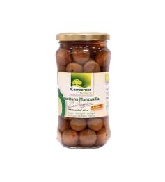 Aceituna Manzanilla con Ajo y Orégano Campomar Bio 350g