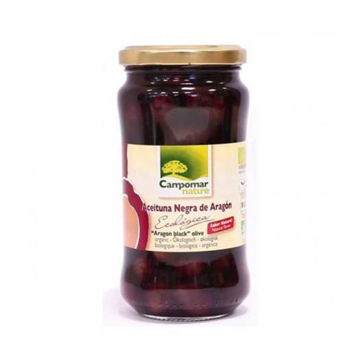 Aceituna Negra de Aragon Natural Campomar Bio 350g