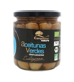 Aceituna Verde Sin Hueso Aliñada Campomar Bio 350g