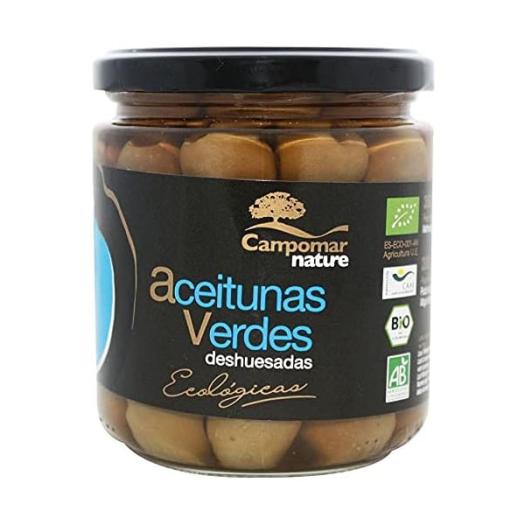 Aceituna Verde Sin Hueso Aliñada Campomar Bio 350g