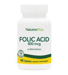 Acido Folico 800µg Natures Plus 90 Comprimidos