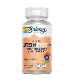 Advanced Lutein Eyes 24mg Luteina Solaray 60 VegCaps