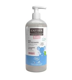 Agua Limpiadora Micelar Bebé Cara y Cuerpo Cattier 500 ml