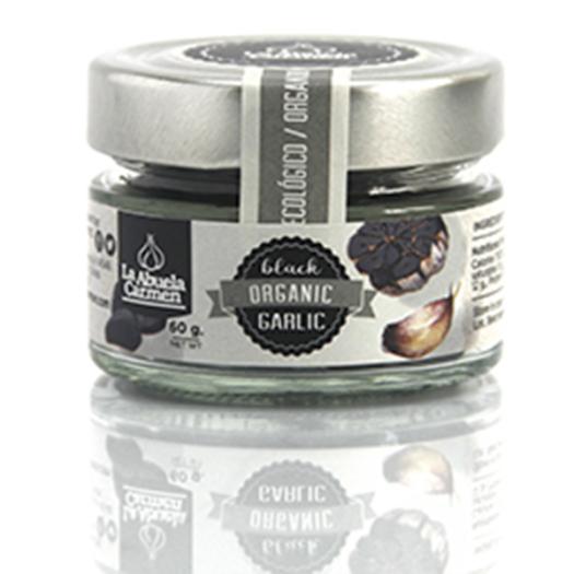 Ajo Negro Dientes Pelados en Bote de Cristal La Abuela Carmen Bio 60g