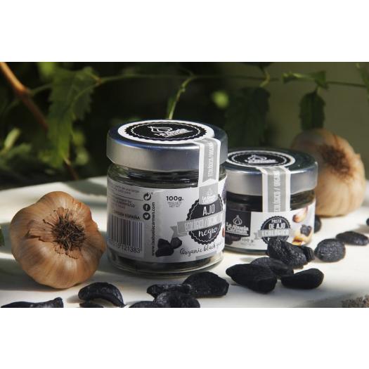 Ajo Negro Dientes Pelados en Bote de Cristal La Abuela Carmen Bio 60g
