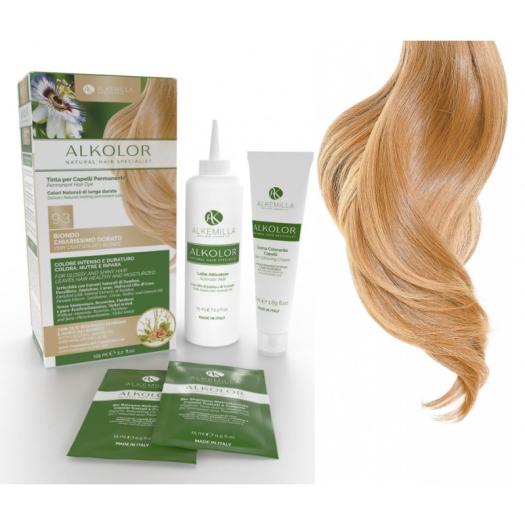 Al-Kolor Tinte 9.3 Rubio Muy Claro Dorado Alkemilla
