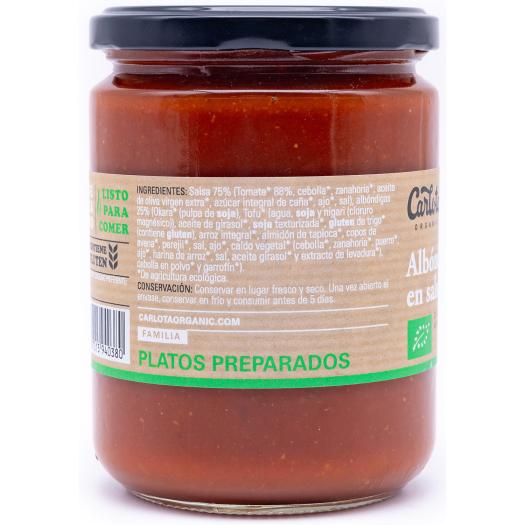 Albóndigas Veganas en Salsa de Tomate Bio 425g