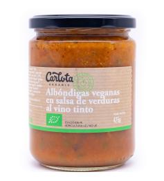 Albóndigas Veganas en Salsa Verduras y Vino Tinto 425g