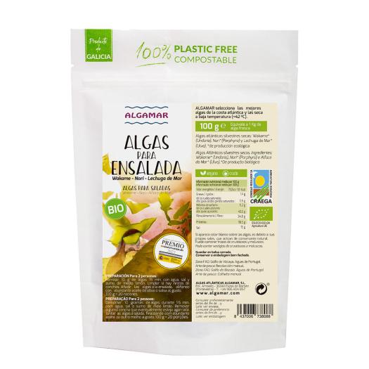 Algas para Ensalada Algamar Bio 100g