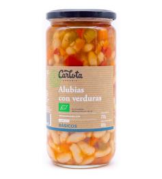 Alubias con Verduras Bio 720g
