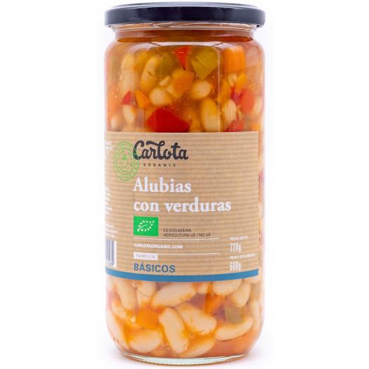 Alubias con Verduras Bio 720g