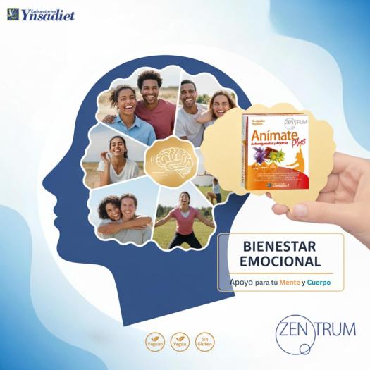 Anímate Plus Zentrum Ynsadiet 30 Cápsulas Vegetales