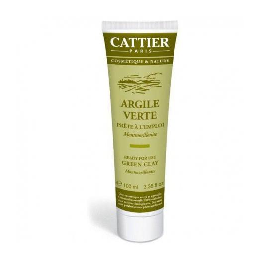 Arcilla Verde lista para su uso tubo Cattier Bio 100ml