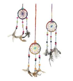 Atrapasueños Cáñamo Arco Iris XS 5.5x20cm