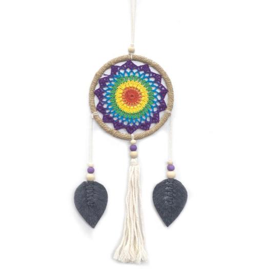 Atrapasueños de Espíritus Elementales Arcoiris Tamaño Medio