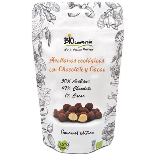 Avellanas con Chocolate y Cacao BioComercio Bio 100g