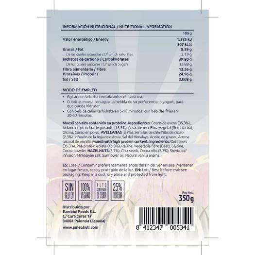 Avepro+ Paleobull Muesli Proteico 350g