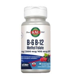 B6 B12 Methyl Folate Kal 60 VegCaps