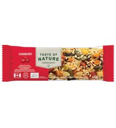 Barrita de Arándanos Rojos Bio Taste of Nature 40g