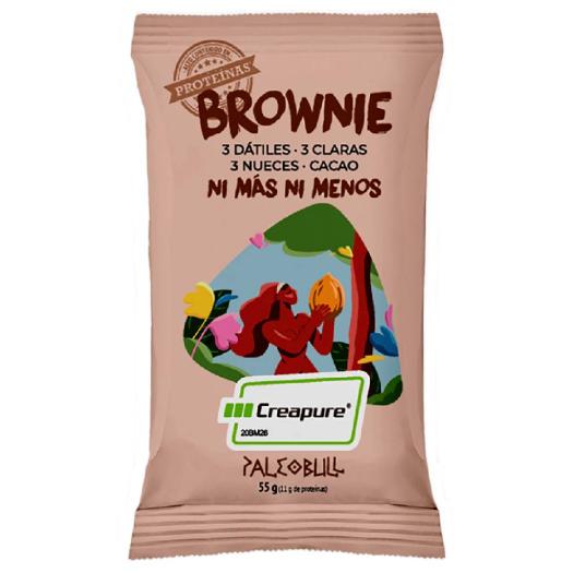 Barra de Brownie com tâmaras  nozes  creatina Creapure® e cacau Paleobull 55 g