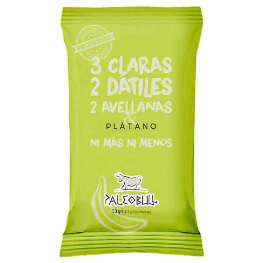Barrita Plátano y Avellana Paleobull 50 g