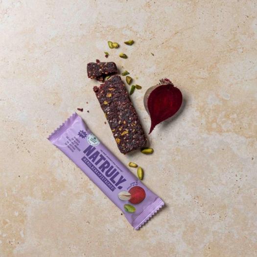 Barrita Raw de Remolacha y Pistacho Natruly Bio 40g