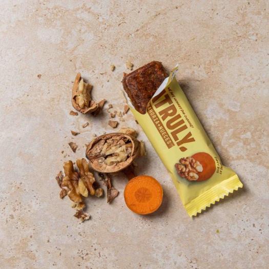 Barrita Raw de Zanahoria y Nueces Natruly Bio 40g