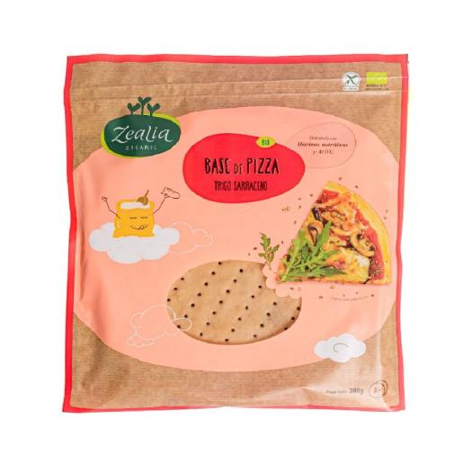 Base de Pizza Sarraceno Sin Gluten Zealia Bio 380g