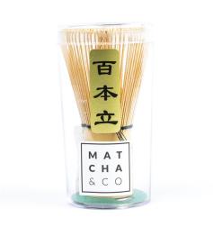 Batidor de Bambú Chasen de 100 Varillas para Té Matcha Matcha&Co