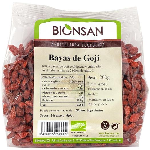 Bayas de Goji Bionsan Bio 200g