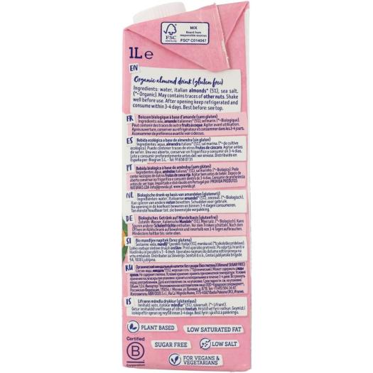 Bebida de Almendra 0% Azúcares IsolaBio Bio 1L