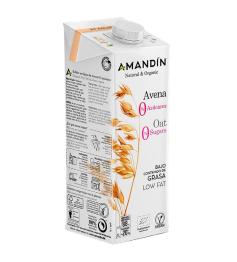 Bebida de Avena Cero Azúcares Amandín Bio 1L
