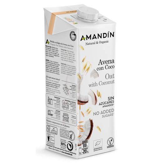 Bebida de Avena con Coco Amandín Bio 1L