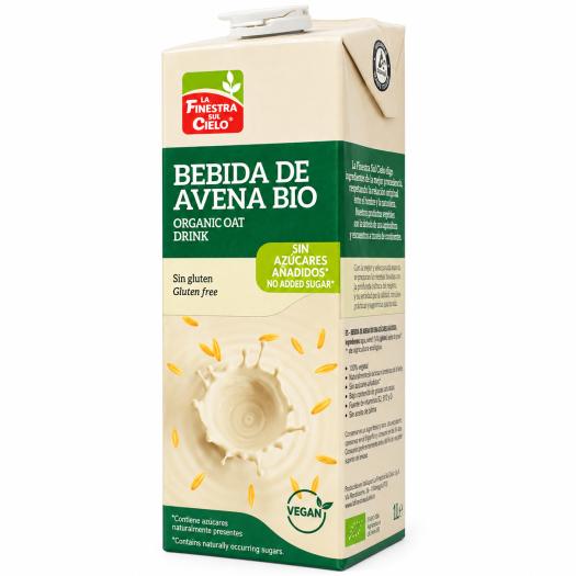 Bebida de Avena Sin Gluten La Finestra Bio 1L