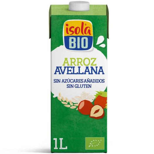 Bebida Mini de Arroz y Avellanas IsolaBio Bio 1L
