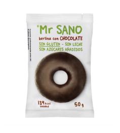 Berlina de Chocolate Tipo Donut Sin Gluten Mr Sano 50g
