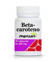 Betacaroteno 30 cápsulas de 360 mg