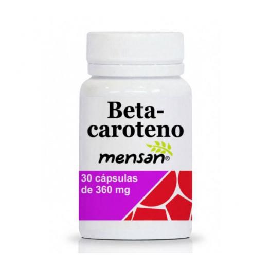 Betacaroteno 30 cápsulas de 360 mg
