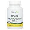 Betaína HCL 600 mg Natures Plus 90 Comprimidos