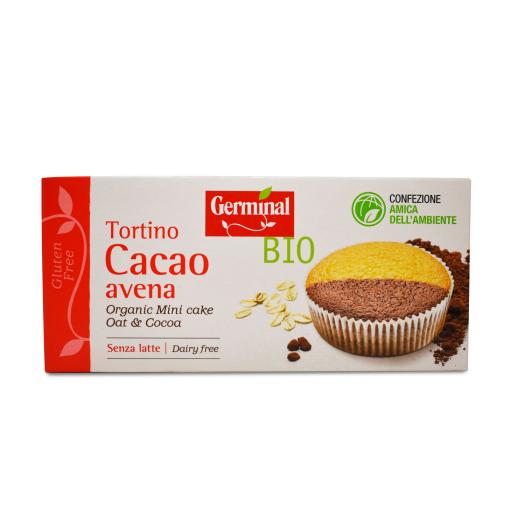 Bizcocho de Avena Cacao Sin Gluten Germinal Bio 180g