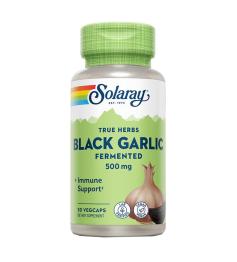 Black Garlic Bulb Ajo Negro 500 mg Solaray 50 VegCaps