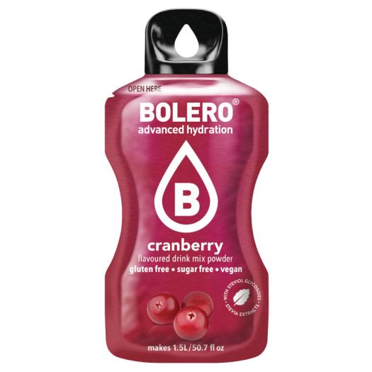 Bolero Drink Box 12 Arándano Rojo (Cranberry) 9g